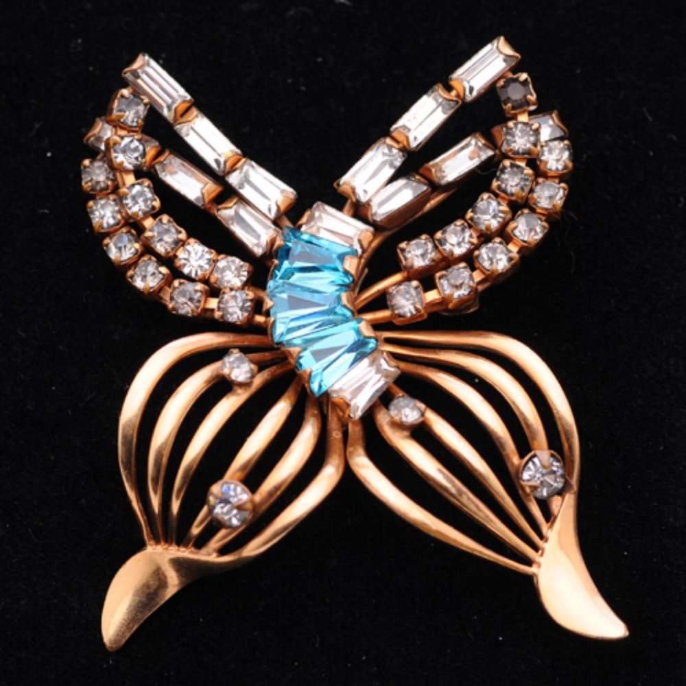 12K Gold Filled Butterfly Pin by Phyllis